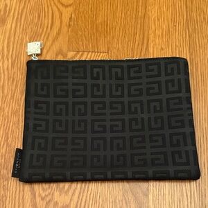 Givenchy Black Patterned makeup pouch